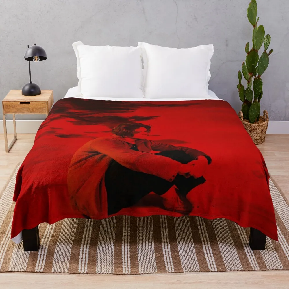 

Lewis Capaldi - Divinely Uninspired To A Hellish Extent Throw Blanket Large Blanket Tourist Blanket