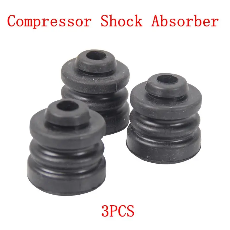 3pcs Air Conditioner Compressor Shock Absorber Rubber AntiVibration