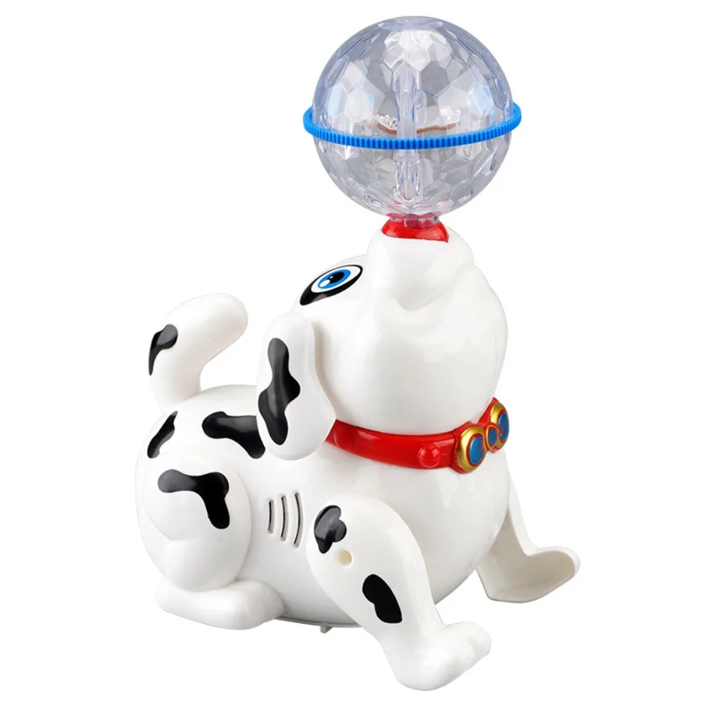 볼을 돌려주는 달마시안 장난감, 스마트 워킹 전자 스턴트 범프 고 댄싱 도그, ..