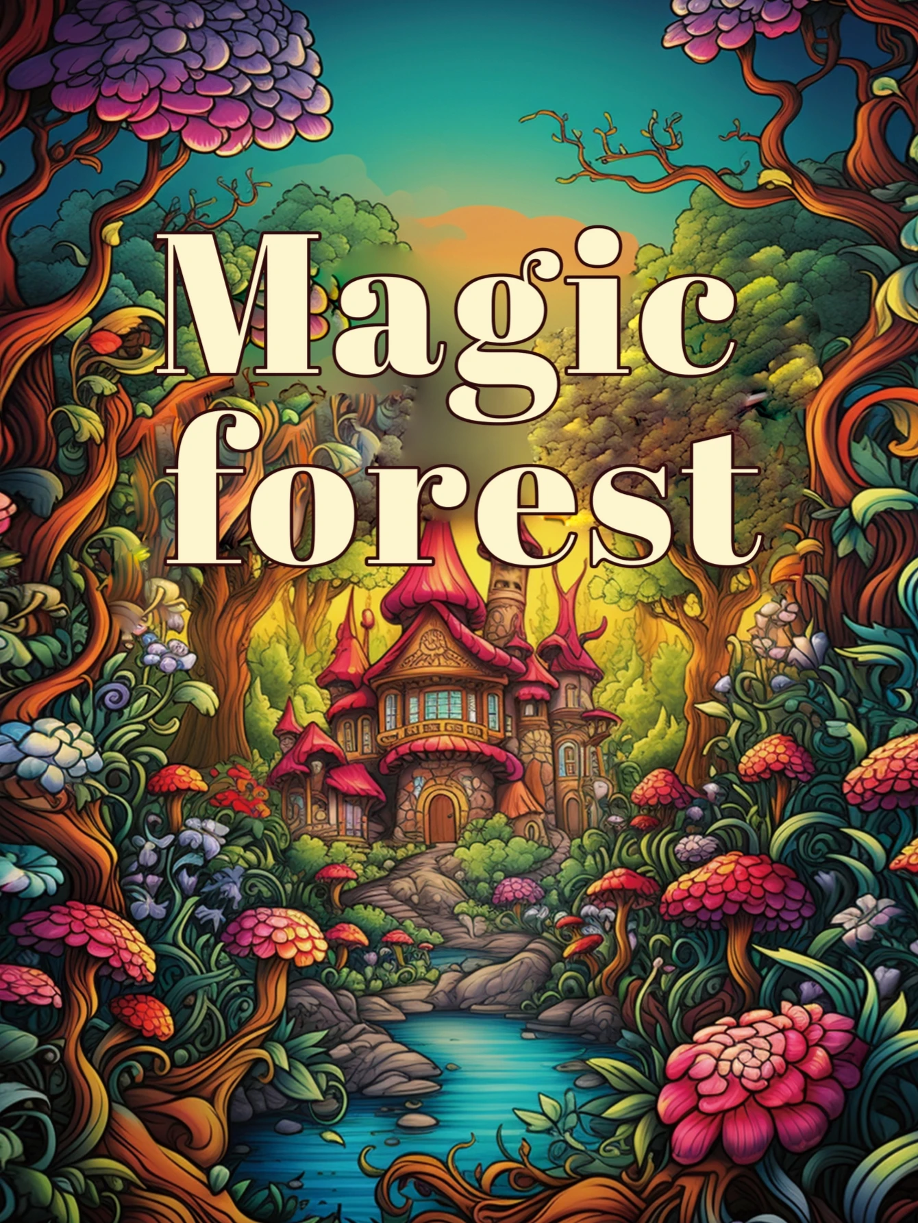1Pc Magic Forest Art Coloring Book Original Upgraded Paper Thickened 22 Pages Coloring Books Gift For Holiday Birthday 2