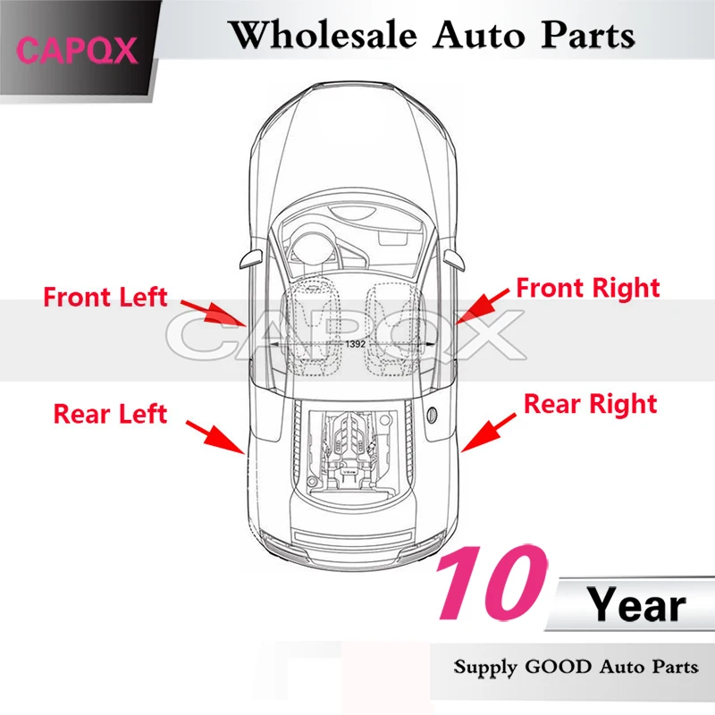 CAPQX 1piece Front or Rear Wheel Eyebrow For Toyota RAV4-Fender Wheel Eyebrow Trim Anti-collision Strip