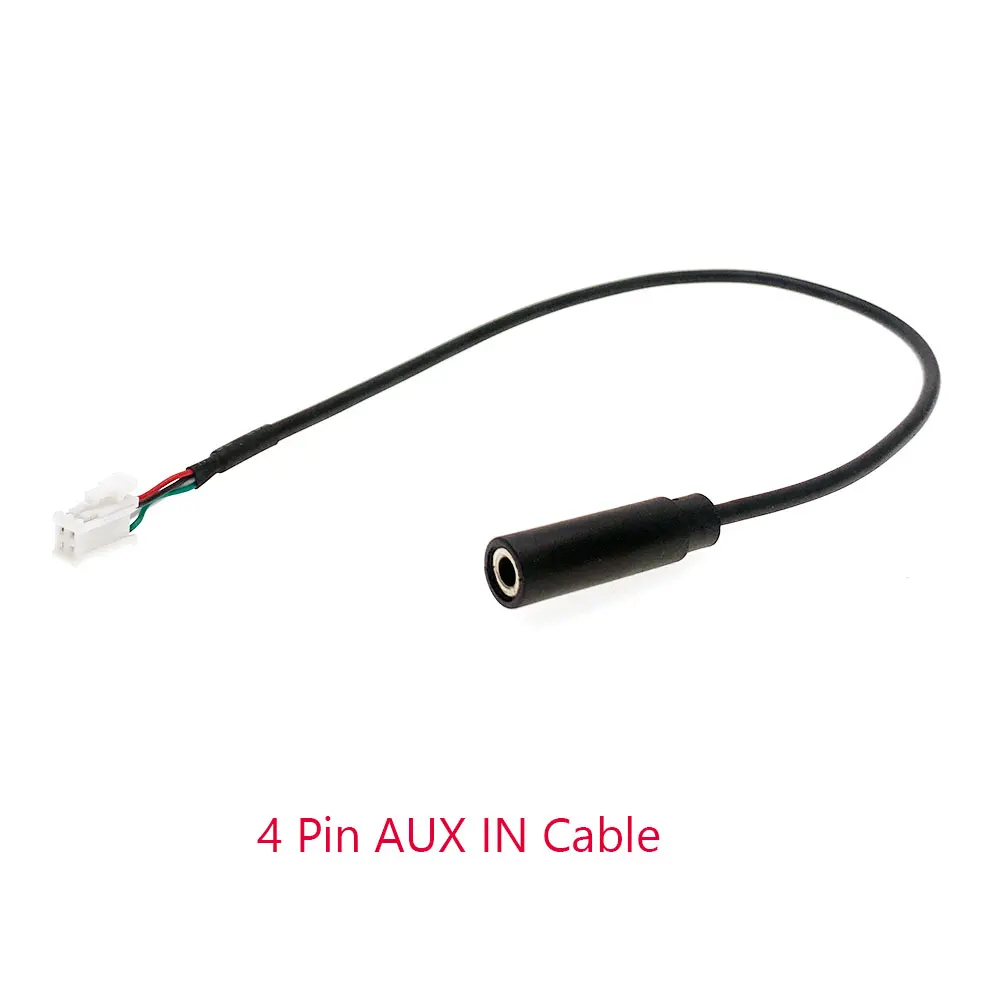 Universal AUX IN Sub Rear Out Cam Video RCA Harness Cable for Pioneer Radio Systems
