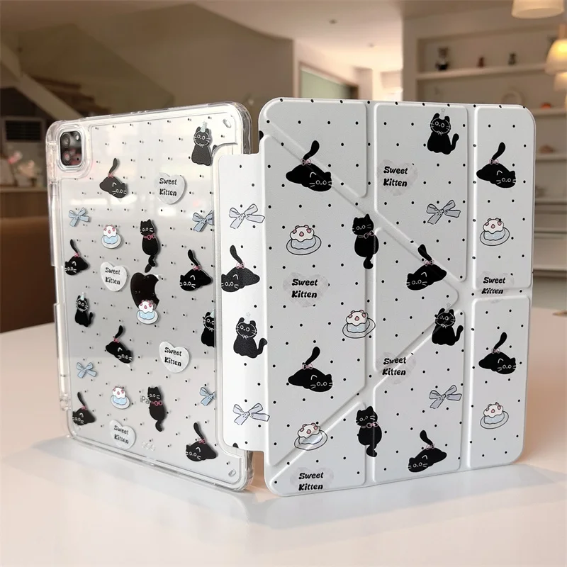 Durable Transparent Tablet Case with Shockproof Protection