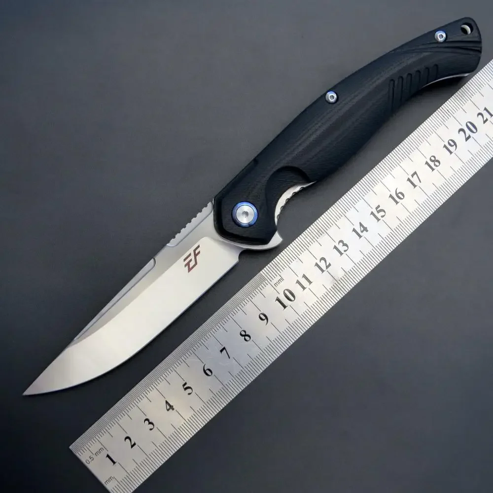 

Eafengrow New EF953 Folding Knife D2+G10 Portable Pocket Knife Hunting Camping Fruit Jackknife EDC Kitchenware Outdoor Tool