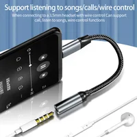 Type-C 3.5 Jack Audio Cable USB C To 3 5 MM Jack Aux Adapter Phone Accessories Cabo Adaptador USB Tipo C USB C Adapter HeadPhone - Image 3