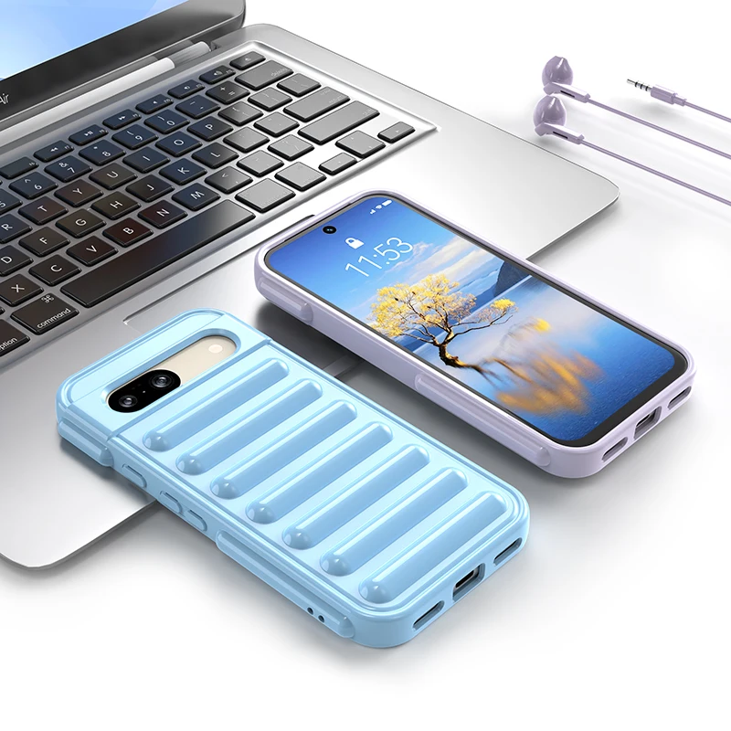 Transparent Candy Color Phone Case - Durable TPU Silicone Shockproof Protection Cover