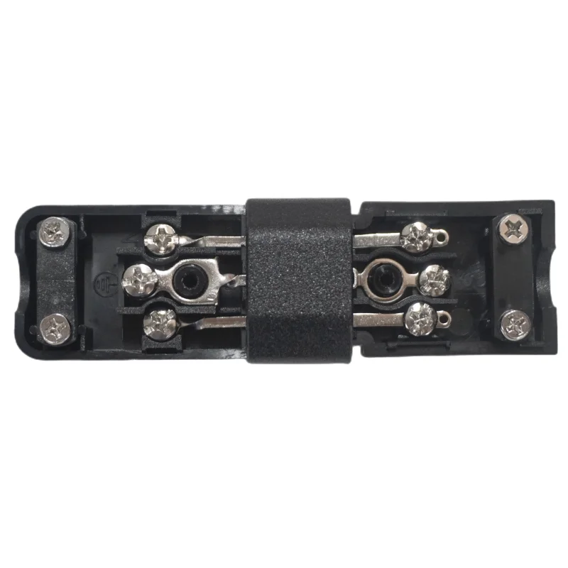 IEC Straight Cable Plug Connector C13 C14 C15 10A 250V Black female&male Plug Rewirable Power Connector 3 pin AC Socket
