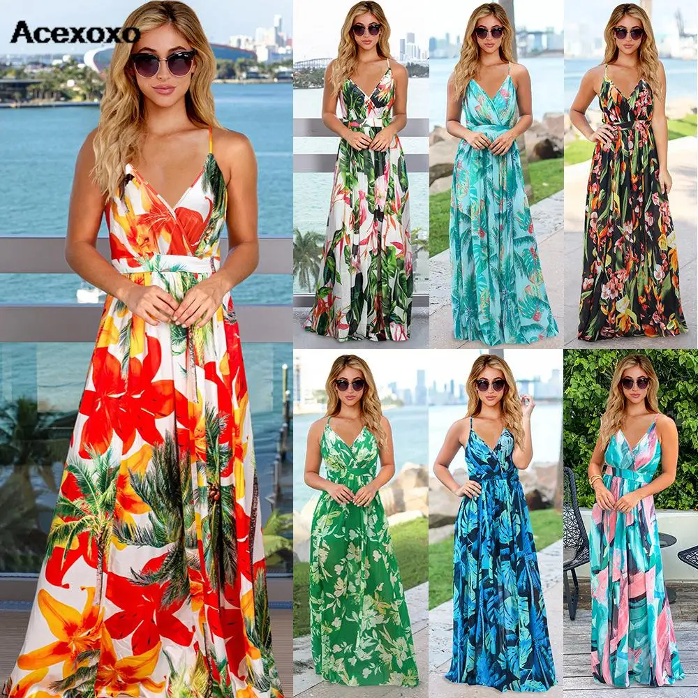 

The European New Spring/Summer 2023 Bohemian dresses break the dress code for beautiful halter women