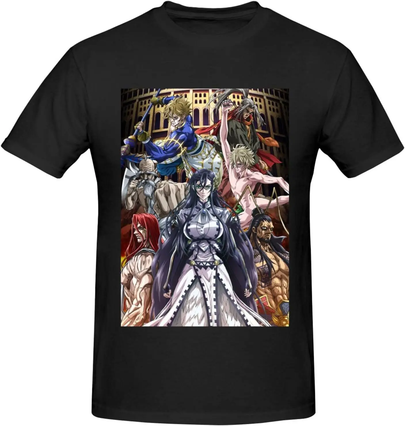 

Рубашка с рисунком аниме Ragnarok, Мужская дышащая хлопковая футболка на заказ с коротким рукавом, модные повседневные топы, черные футболки