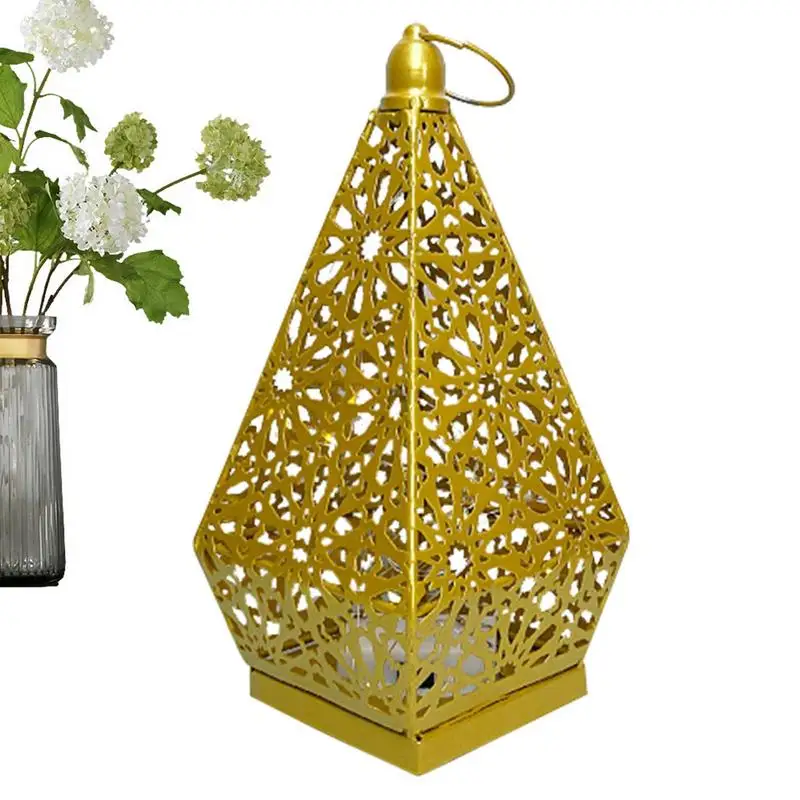 

Lanterns For Wedding LED Desk Lamp Boho Style Led Ambient Light Hollow Projection Lanterns Decorative For Indoor Wedding Home