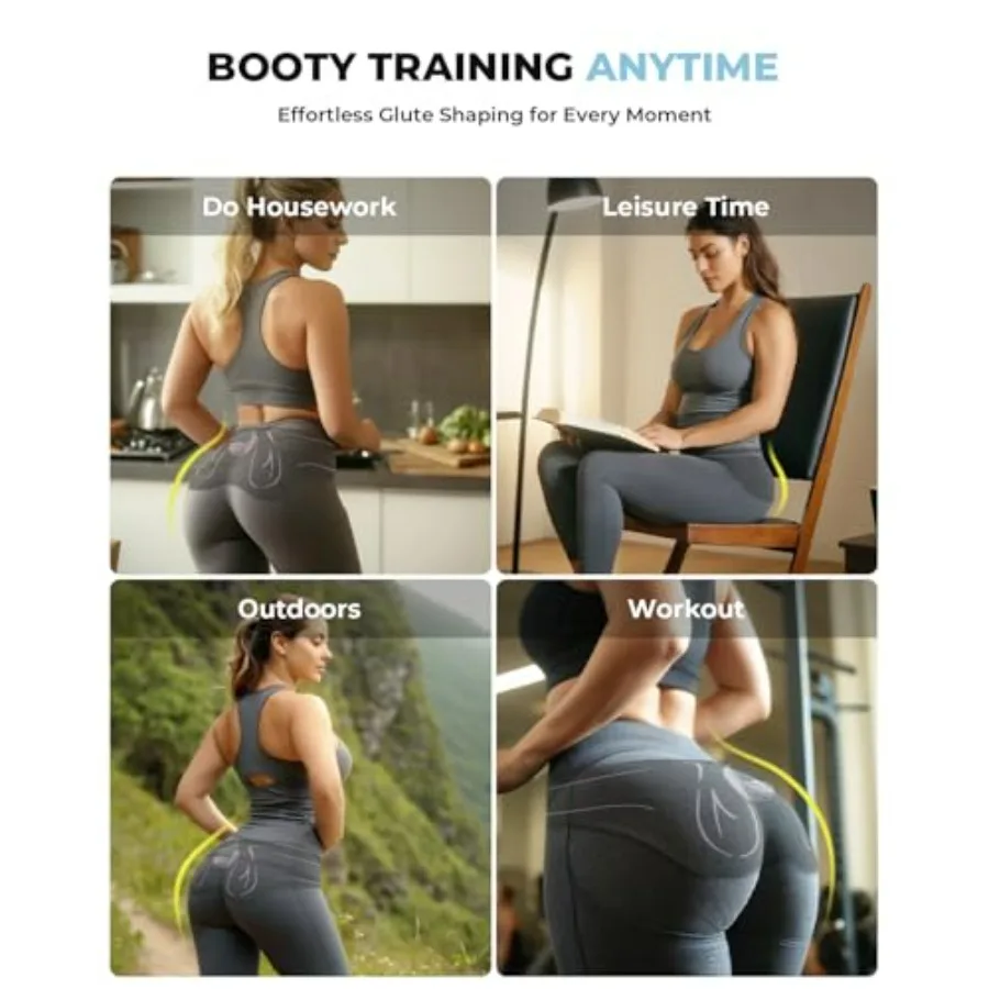 EM25-glute Toning Device, Hip Trainer with 10 Modes & 30 Intensity Levels, Smart Glute Muscle Toner for Muscle Activation and Fi