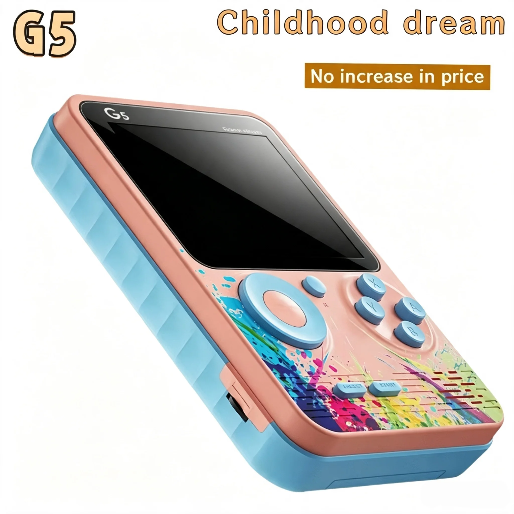 Portable Mini Retro Handheld Game Console with 3.0 Inch Color Screen