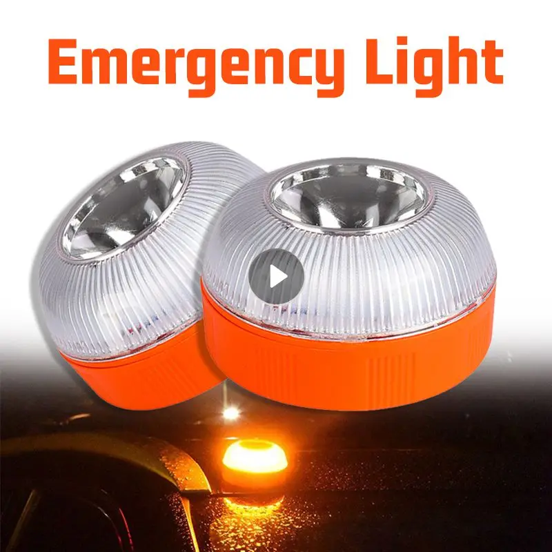 

Car Road Emergency Lights Safety Strobe Accident Lamp Warning Light Usb Rechargeable Flashlight Magnetic Induction Lamp