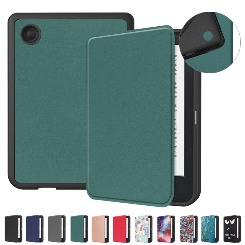 para Kobo Clara 2e 2023 Case Polegada de Couro Magnético Inteligente Ebook Case para Funda Kobo Clara 2e Capa Coque Hoesje Case