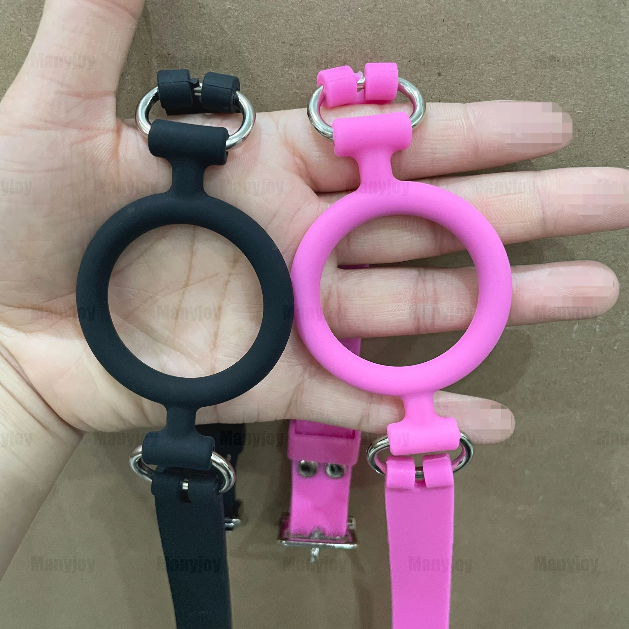 Sex bondage toys silicone open mouth oral gag o ring head harness for women gay
