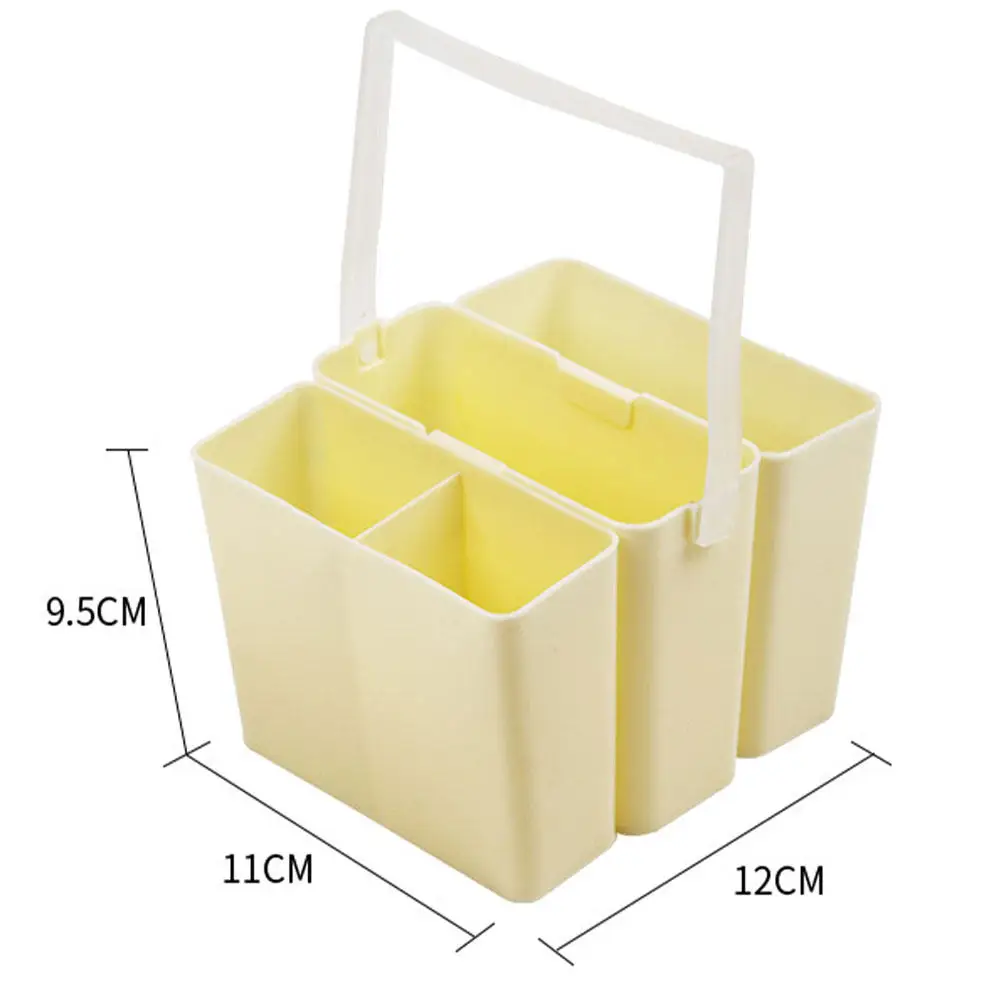 브러쉬 클리너 플라스틱 분리형 버킷 다기능 페인트 브러쉬 세척기 홀더 아티스트 페인팅 도구 펜 세척 버킷