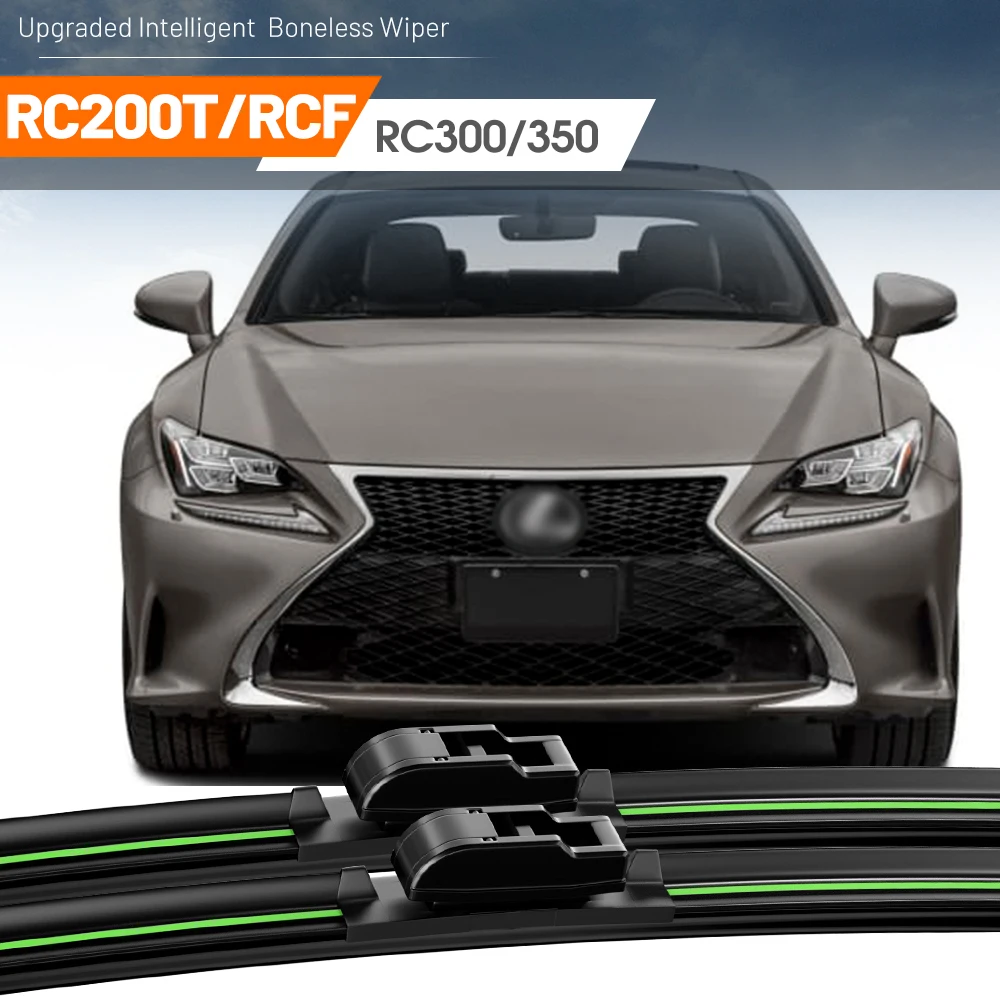 2 Pz Per Lexus Rc200T Rcf Rc300 Rc350 2015-2022 Spazzole Tergicristallo Anteriore 2016 2017 2018 Accessori Finestra Parabrezza