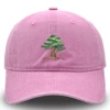 BONSAI  TREE Hat Embroidered ORNAMENTAL TREE Baseball Cap Retro Men Woman Cotton Hat Unisex 6