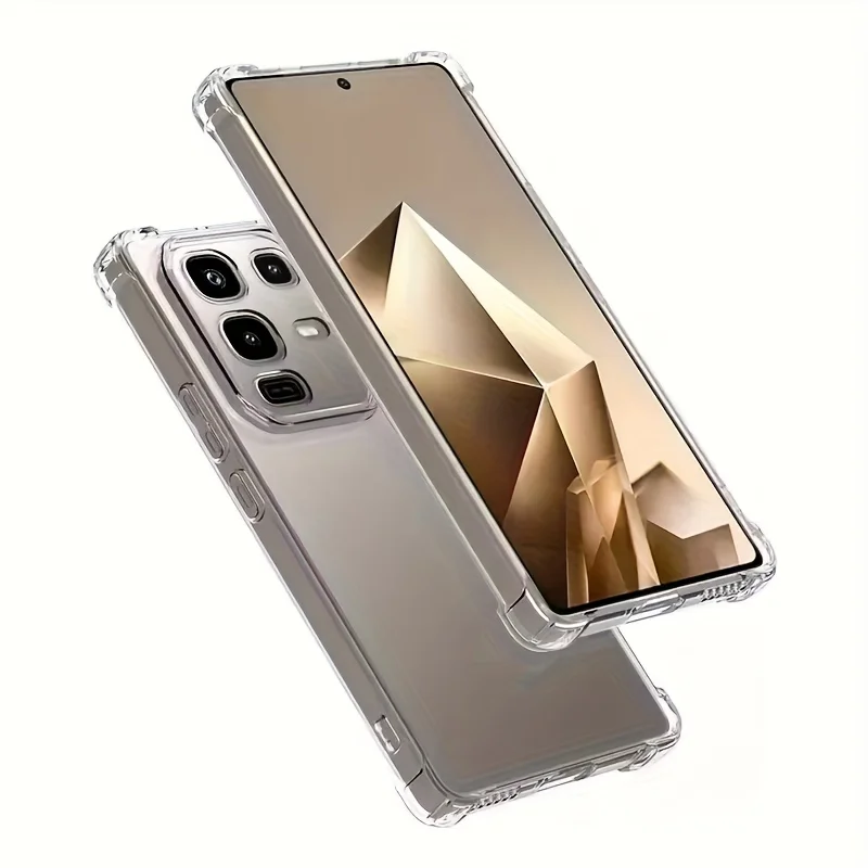 Crystal Clear Soft Silicone Back Cover - Transparent Phone Case