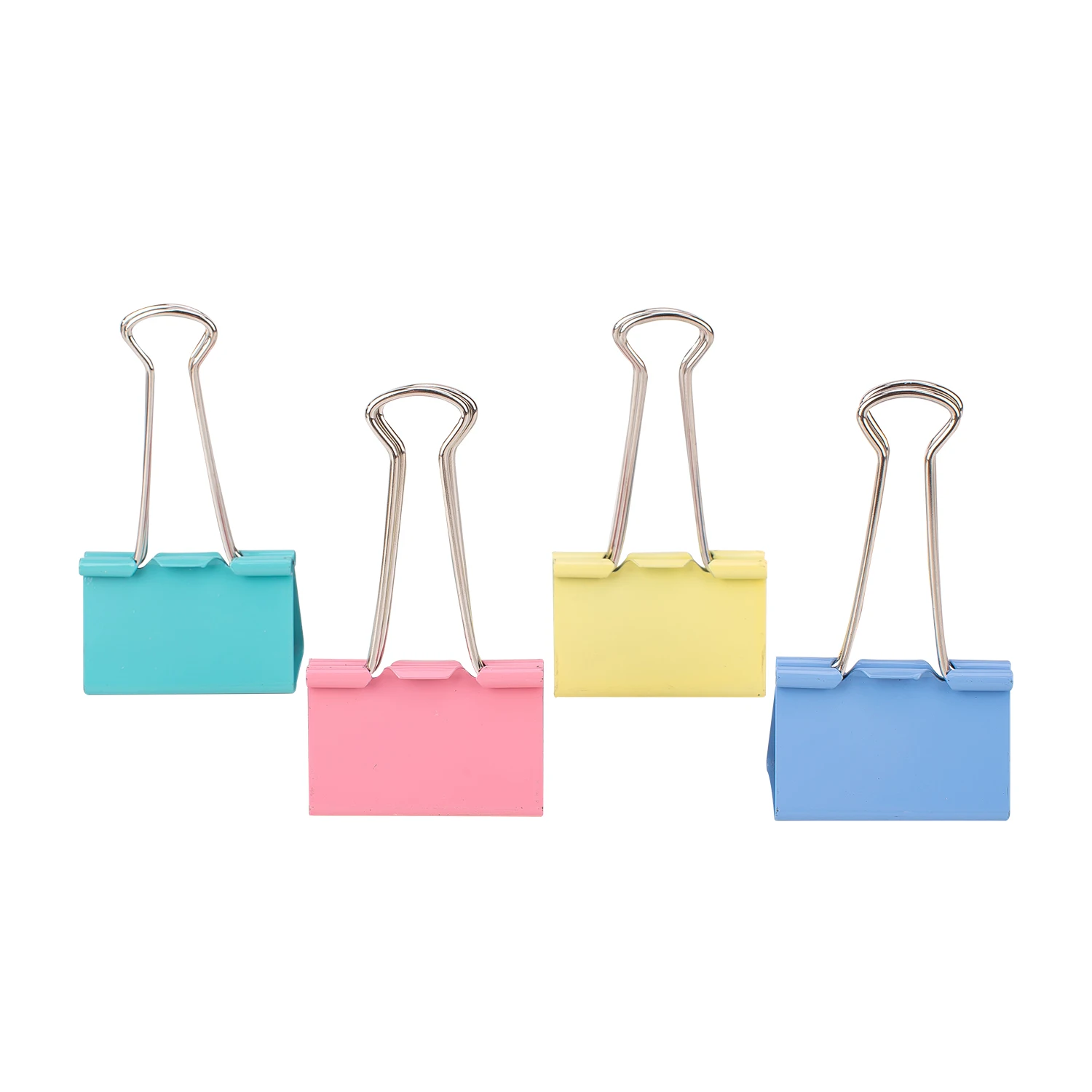 Binder Clips Deli 19mm Colorful Dovetail Clip Effortless Binder Clip Long Tail School Office Learning Supplies 1 Box E8555A