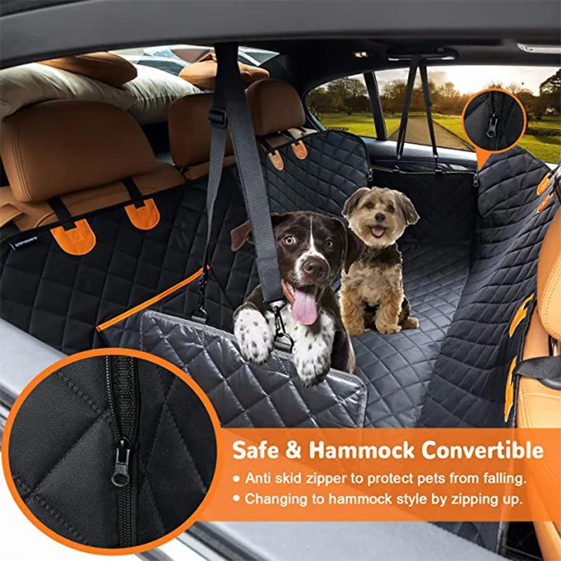 Dog Car Seat Cover Pet Carriers Travel Mat Hammock Safety Pad For Small Medium Large Dogs