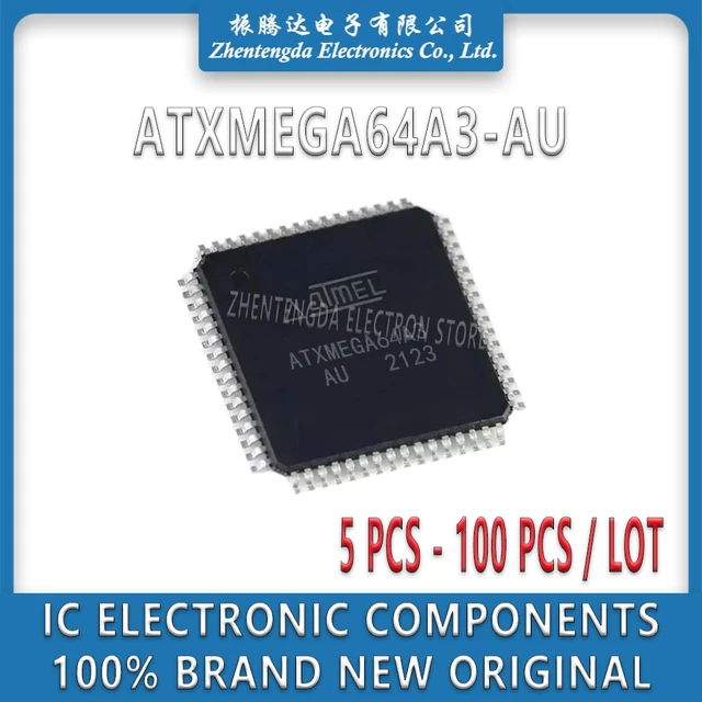 ATXMEGA64A3-AU ATXMEGA64A3 ATXMEGA64A ATXMEGA64 ATXMEGA IC MCU Chip TQFP-64