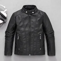 57419-08621f.jpg Leather Jacket (Kids Zip-Up Pocket Casual Coat)