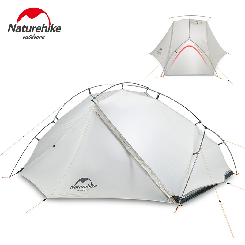 

Палатка Naturehike VIK на 1 человек, нейлон 20D, 2 человек, водонепроницаемая Ультралегкая портативная, Для Путешествий, Походов, Кемпинга