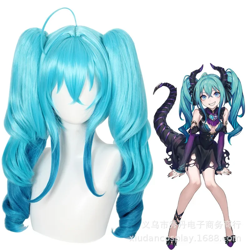 vocaloid-virtual-cantor-pequeno-diabo-miku-peruca-cosplay-rabo-de-cavalo-duplo-sintetico-aderecos-de-cabelo-alta-qualidade-anime-festa-de-halloween