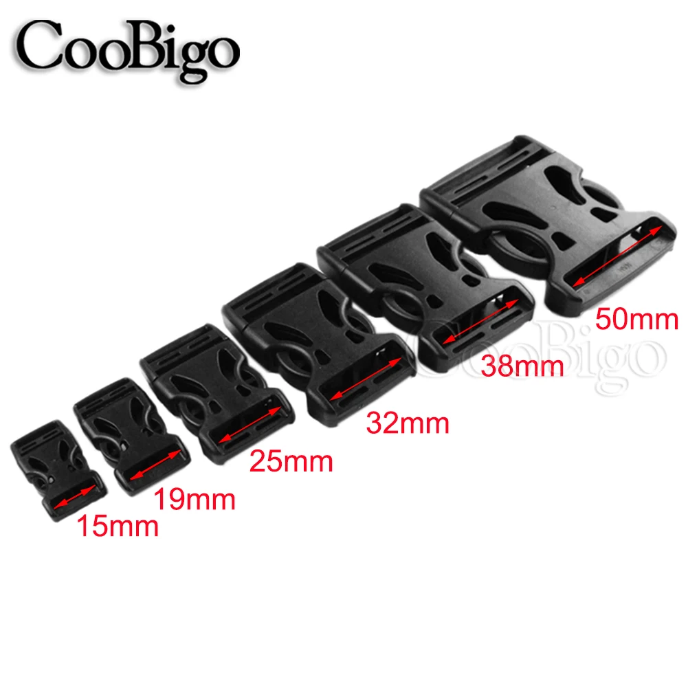 Plastic Adjust Buckles 5/8" 3/4" 1" 1-1/4" 1-1/2" 2" Adjustable for Backpack Straps Luggage Webbing 2/10/100pcs