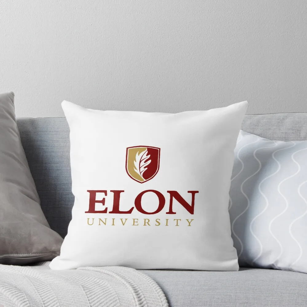 

Elon University Logo Throw Pillow Custom Cushion Photo Throw Pillow