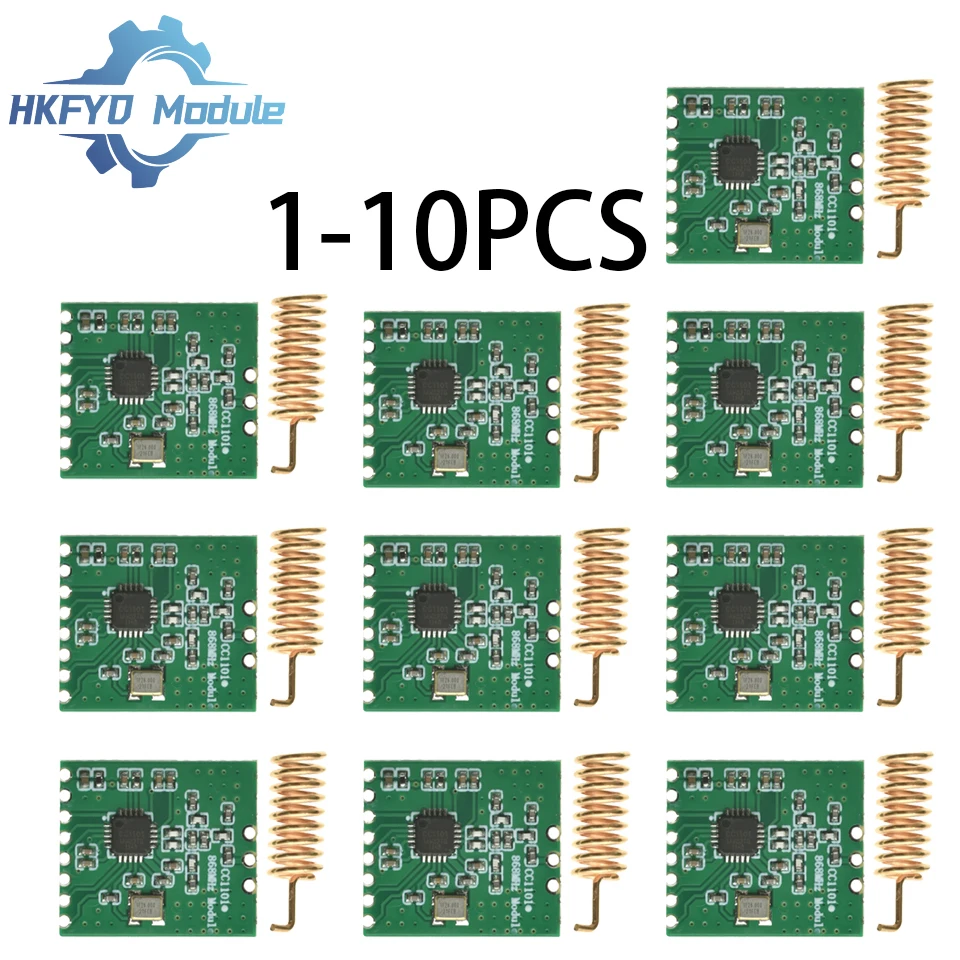 RFM69CW-868S2 Modul – 868 MHz FSK Transceiver, SPI, -120 DBm, 1,8–3,6 V DC, 13 DBm Sendeleistung – Von Hope Microelectronics
