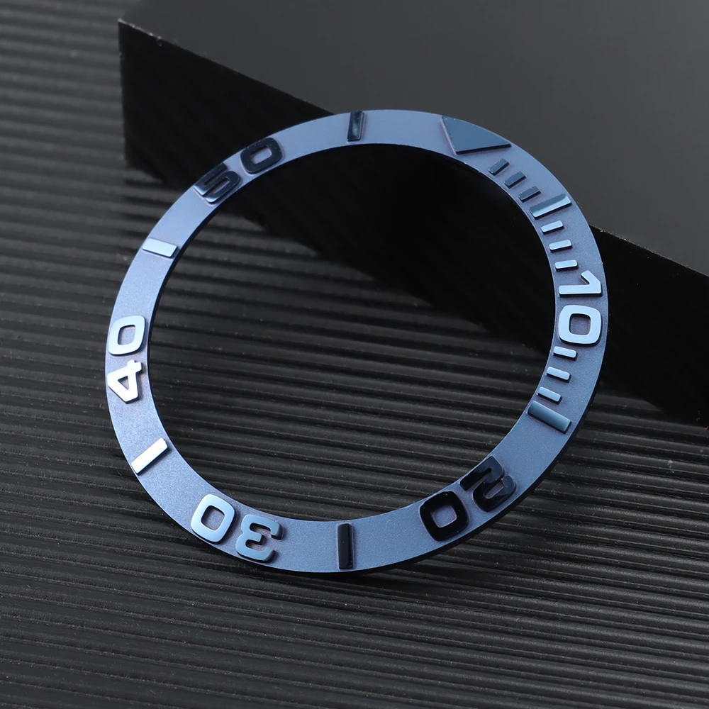 Ceramic 3D Raised Letter Watch Bezel Insert Accessory