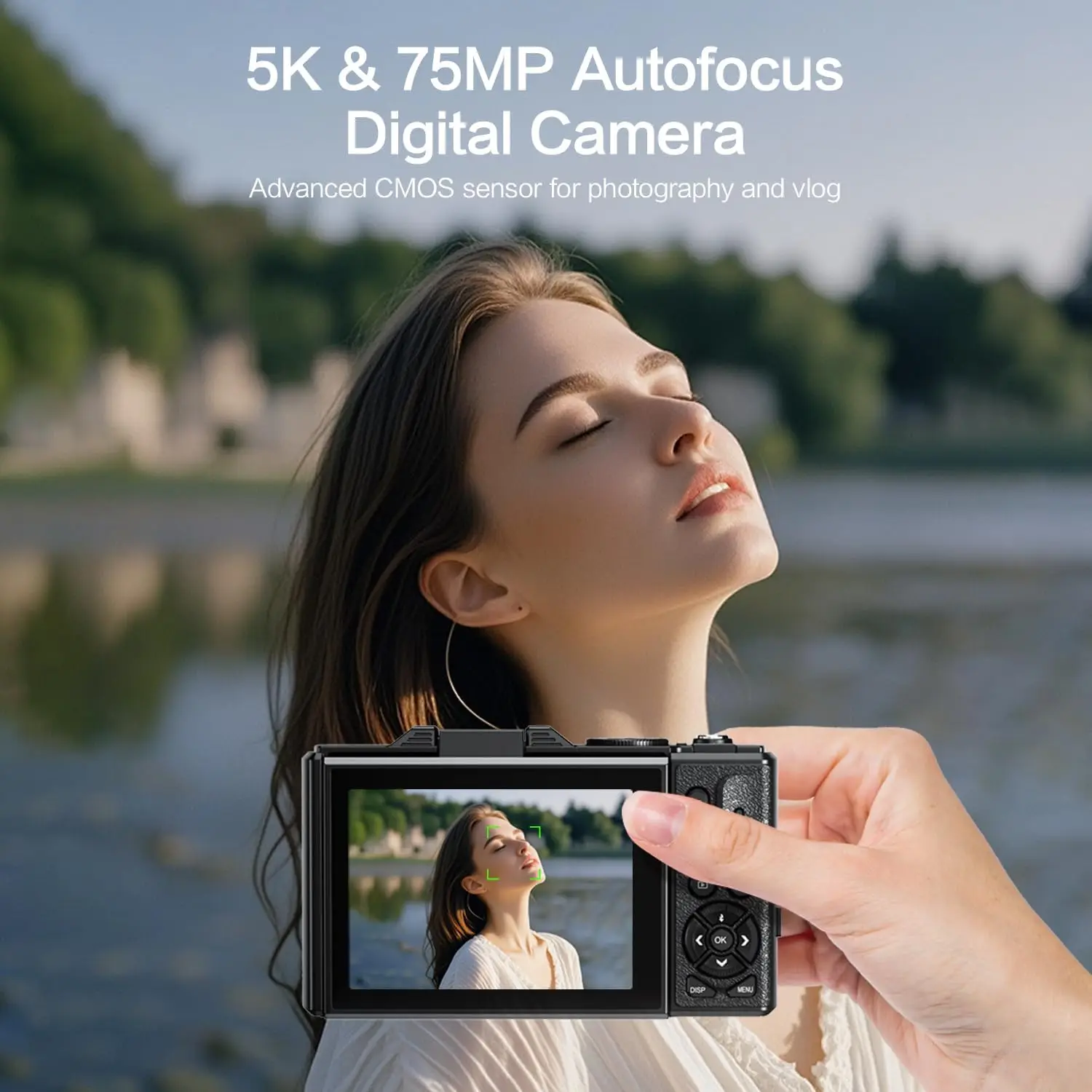 Wair Teknoloji 5K Ultra HD Vlog Kamera – 75MP, WiFi, 18x Zoom, Türkçe Menü - Fiyatı, Yorumları