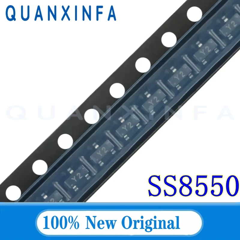 BJT Transistor 50-100PCS S8050 S8550 SS8050 SS8550 TL431 SOT23 Y1 J3Y 2TY Y2 SMD NPN/PNP transistors