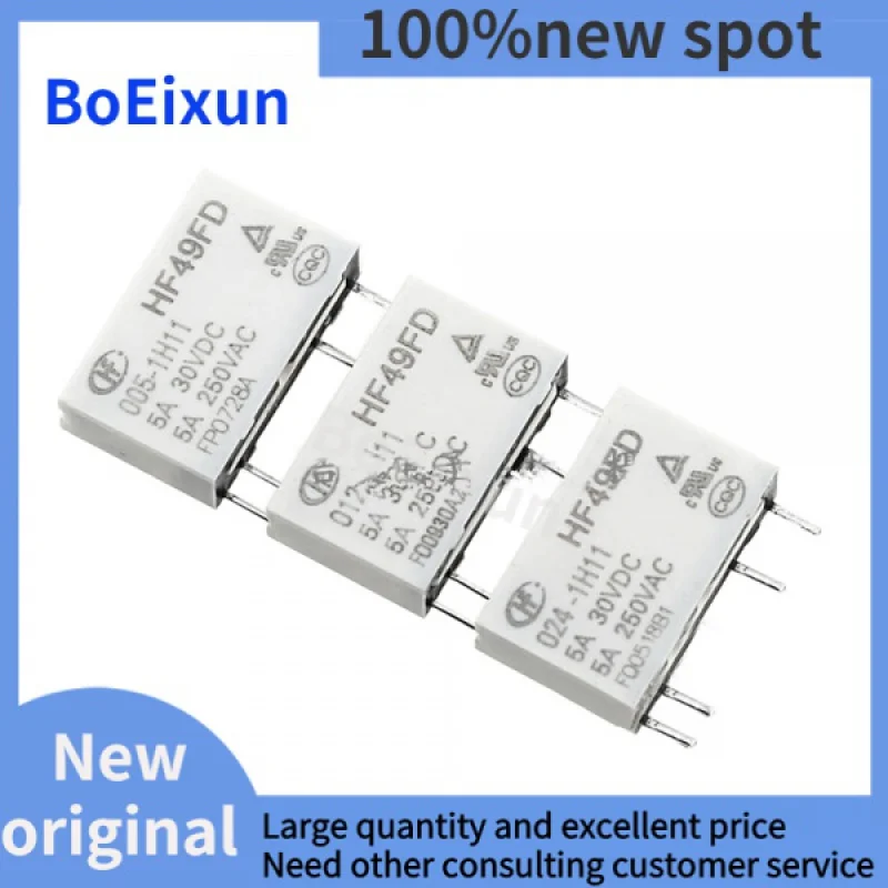 

Новинка 100% года, реле DIP4 HF49FD-005-1H12T HF49FD-012-1H12T 5V 12V 24V 5A