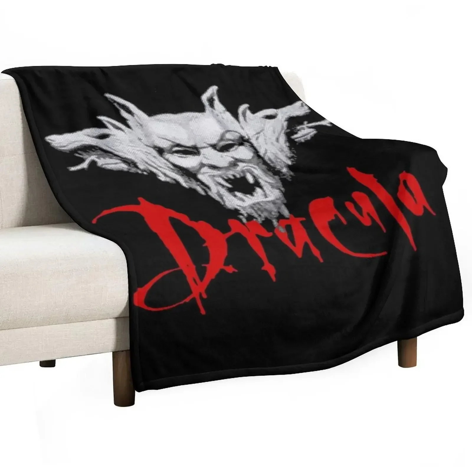 

Dracula Bram Stoker Throw Blanket Vintage Baby Soft Beds Hairy Blankets