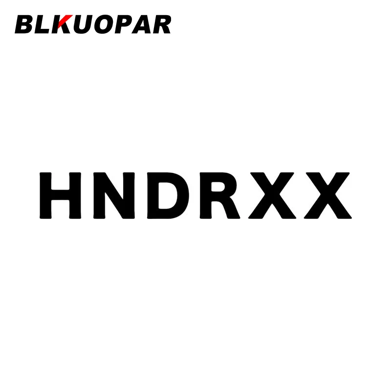 

BLKUOPAR Hndrxx Car Sticker Scratch-Proof Decals Funny Die Cut Sunscreen Creative Original Waterproof Funny VAN Car Styling