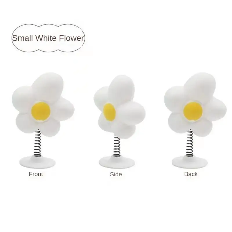 

Headwear Decoration Ornament Spring Cute Sunflower Decoration Electric Car Helmet Cute Personality Shaking Sunflower Accessories