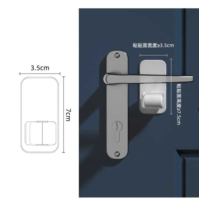 Child Safety Lock Door Handle Fixing Lock Baby Anti Opening Anti Pinch Hand Child Protection Baby Protection Safety