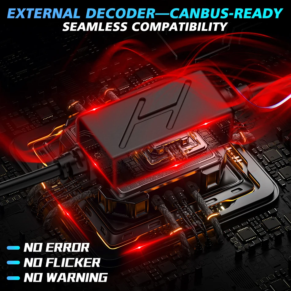 HLXG H4 LED H7 H11 자동차 헤드라이트 전구 6500W 650000LM 고출력 CSP H1 H8 9005 HB3 9006 HB4 9012 HIR2 터보 램프 6000K 자동차 라이트