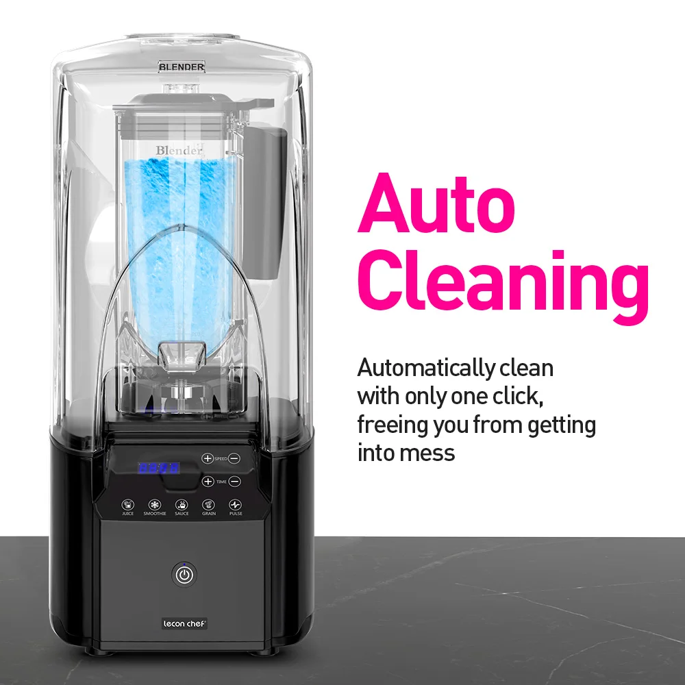 Commercial Quiet Shield Blender 2200W Professional Blenders 2.2L/ 74oz BPA-Free Pitcher for Ice Crushing, Shakes and Smoothies