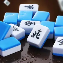 

Chinese Mini Mahjong Traditional Mahjong Board Game Family Toy Numbers Exquisitely Carved Home Family Game Outdoor Camping HOT