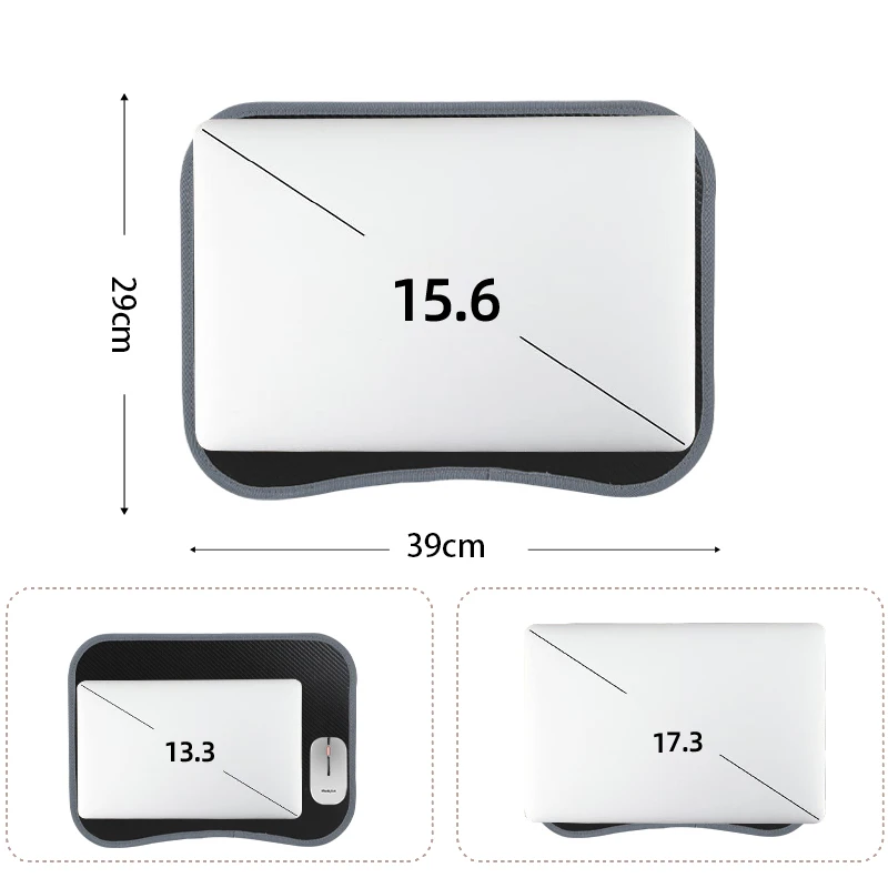 Description Picture 3 of itemMUMUCC Multi-function Lap Laptop Desk Portable Lazy Lap Desk with Pillow Cushion Laptop Tablet Small Desk for Reading In Bed