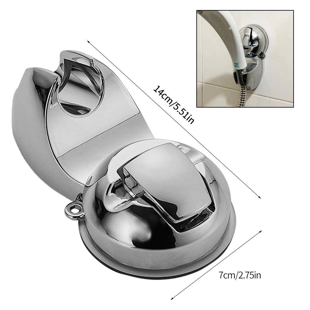 

Bathroom Vacuum Suction Cup Shower Head Holder Wall Mount Handheld Showerhead Sprayer Adhesive Bracket