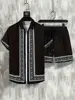 Hawaiian Outdoor Shorts For Men Casual Summer Shirt For Everyday Men Short-sleeved Shirt And Beach Shorts Set Fashion Printing 5