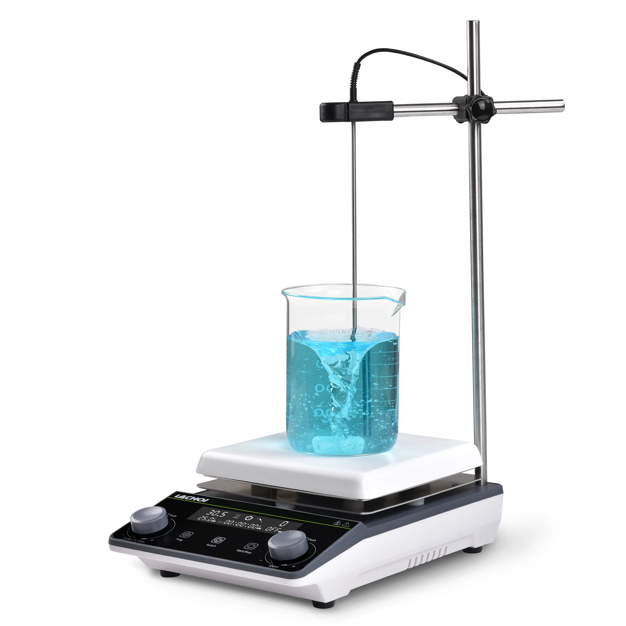 

Hot Selling Lachoi Brand Plastic Magnetic Stirrer with Warmup Laboratory Hotplate Magnetic Stirrer Hot plate