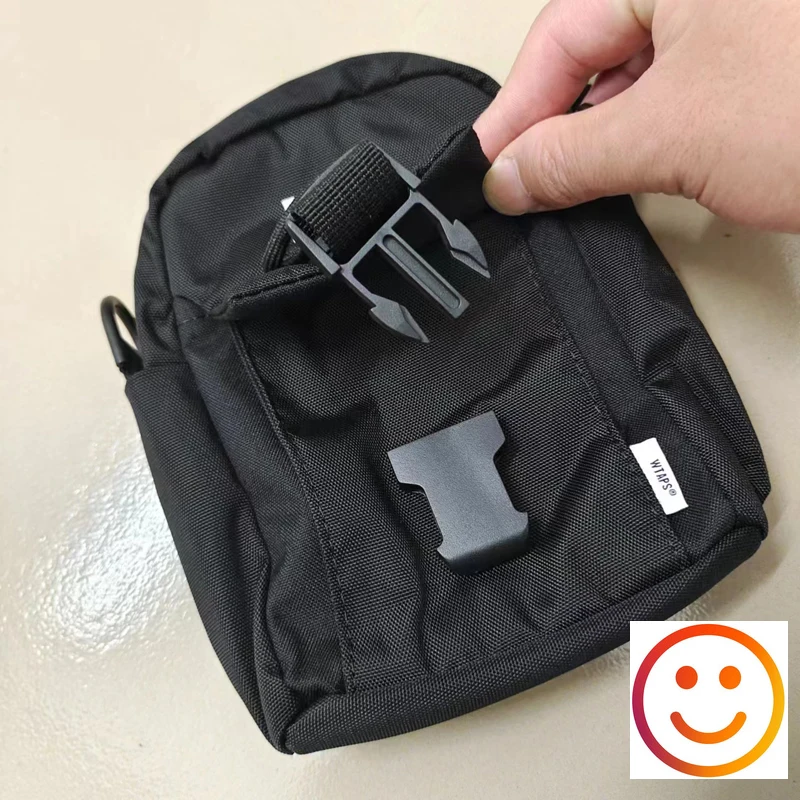 Nylon WTAPS Backpacks 19*14*6.5 cm Men Women Outdoor waterproof Shoulder Bag Phone Bag Purse Wallet Adjustable