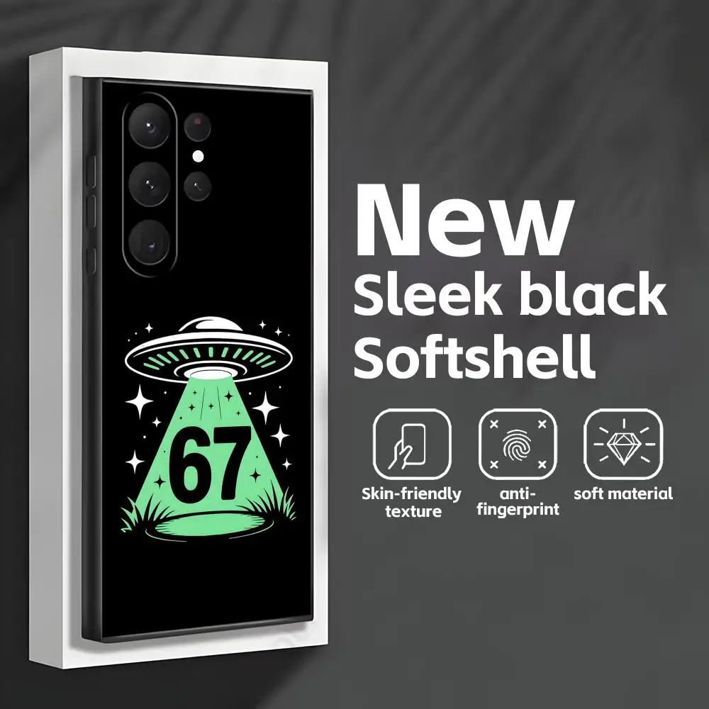 Sleek Black Soft Phone Case