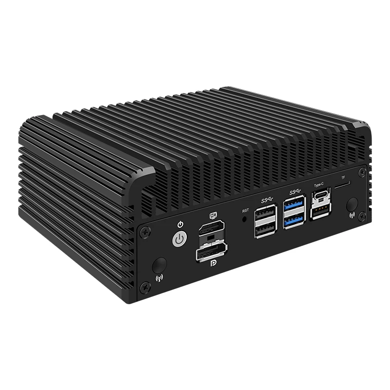 13th Gen Soft Router Intel i7 1355U i5 1335U i3 1315U 6xi226-V 2.5G USB4.0 2xDDR5 Fanless Mini PC NAS Firewall Appliance Proxmox 4